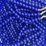 Cobalt blue recycled glass necklace
